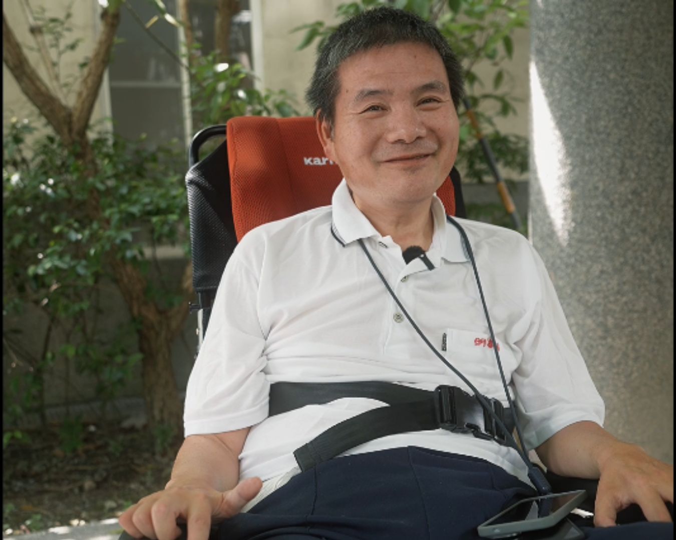 漸凍人協會病友 黃佐達