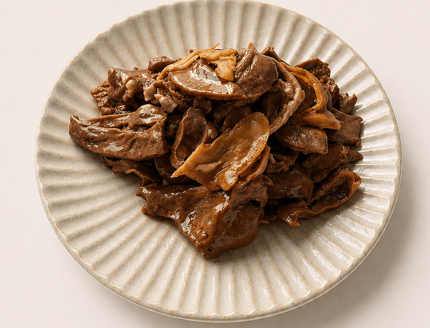 麻油豬心