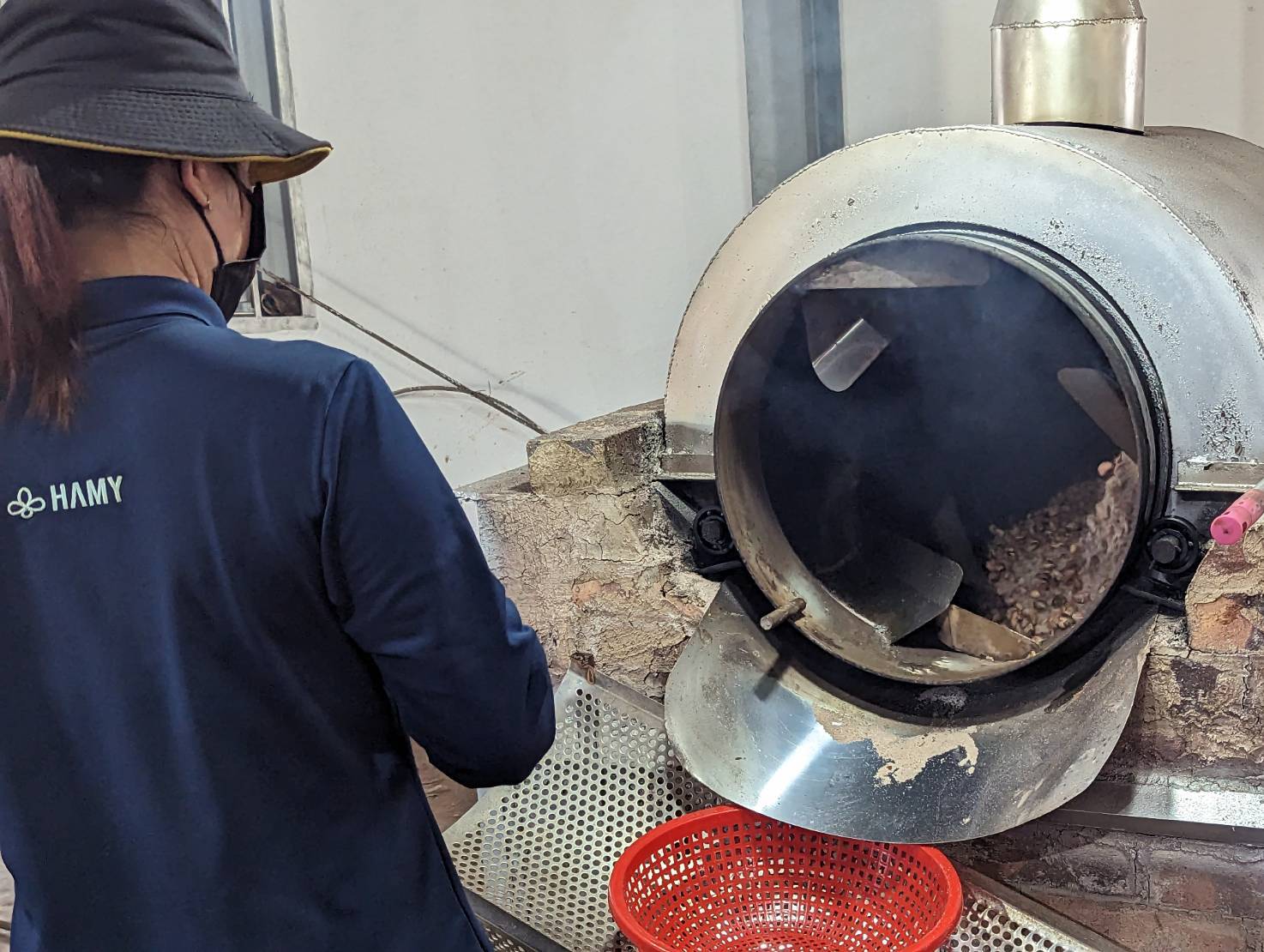 腰果工廠低溫烘焙製程