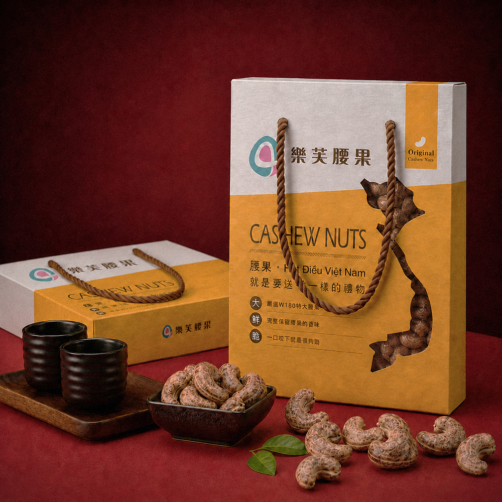 巨無霸帶皮腰果 500g 禮盒