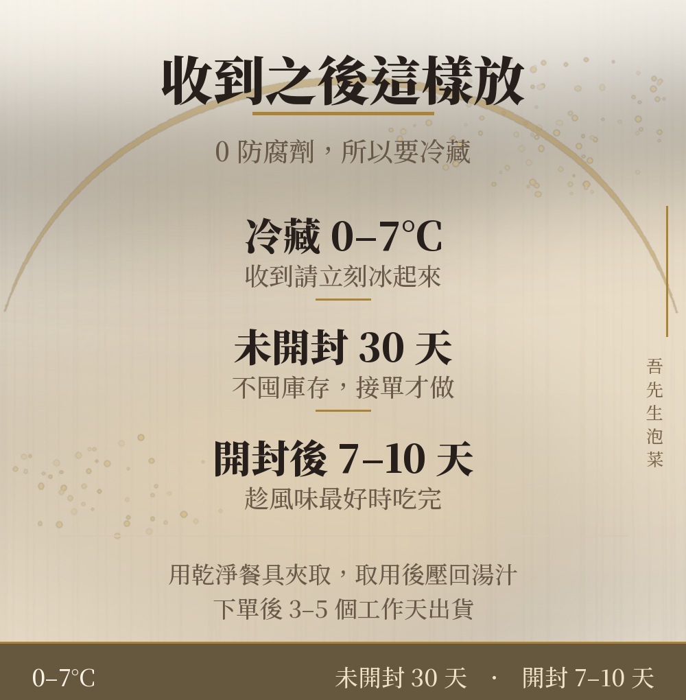 收到之後這樣放：冷藏保存與配送說明