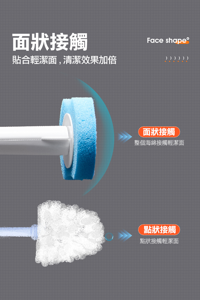 馬桶刷清潔效果展示 凹槽死角一刷見淨
