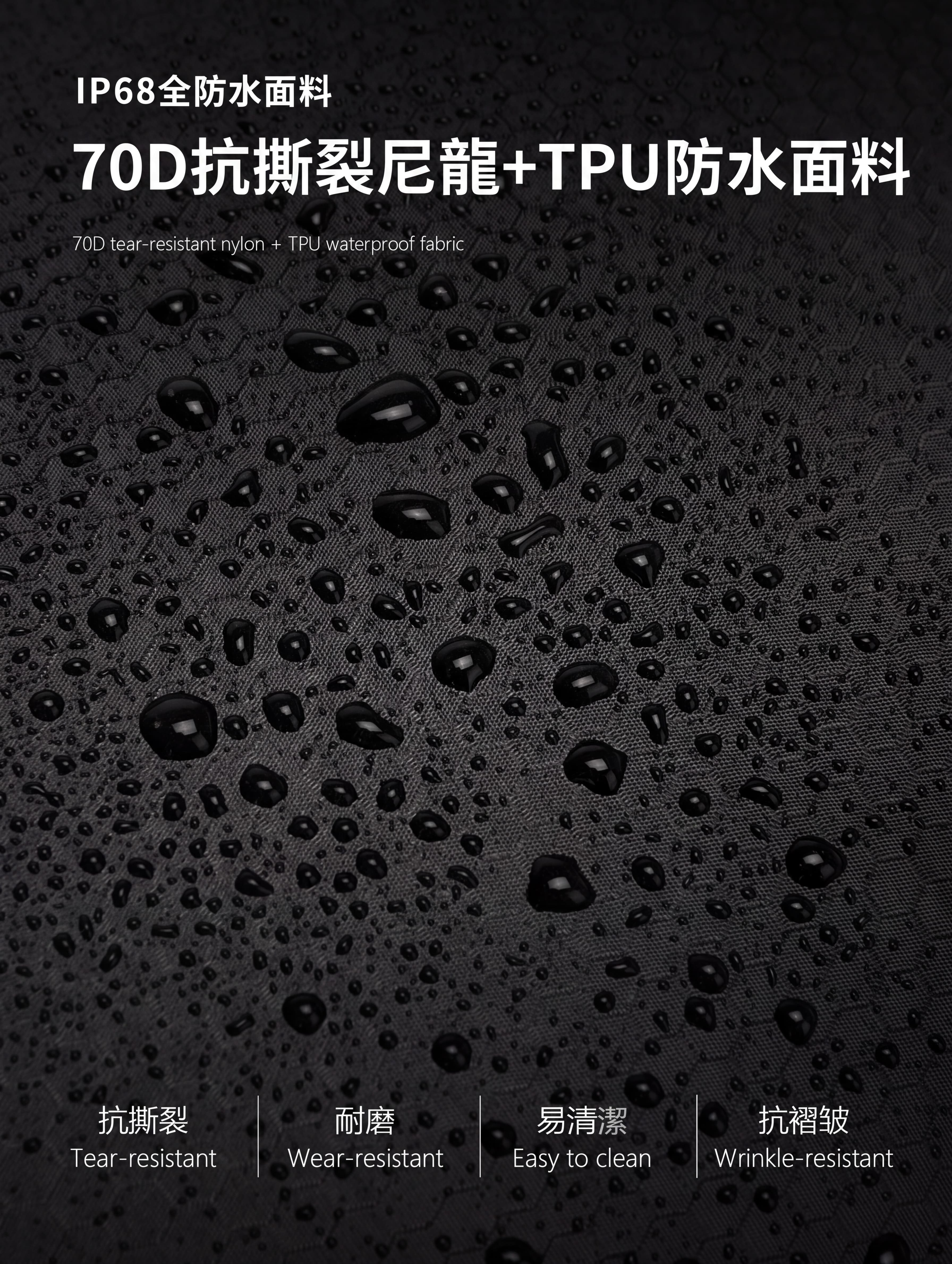 超輕量355g設計｜不佔行李重量｜登機託運都適用