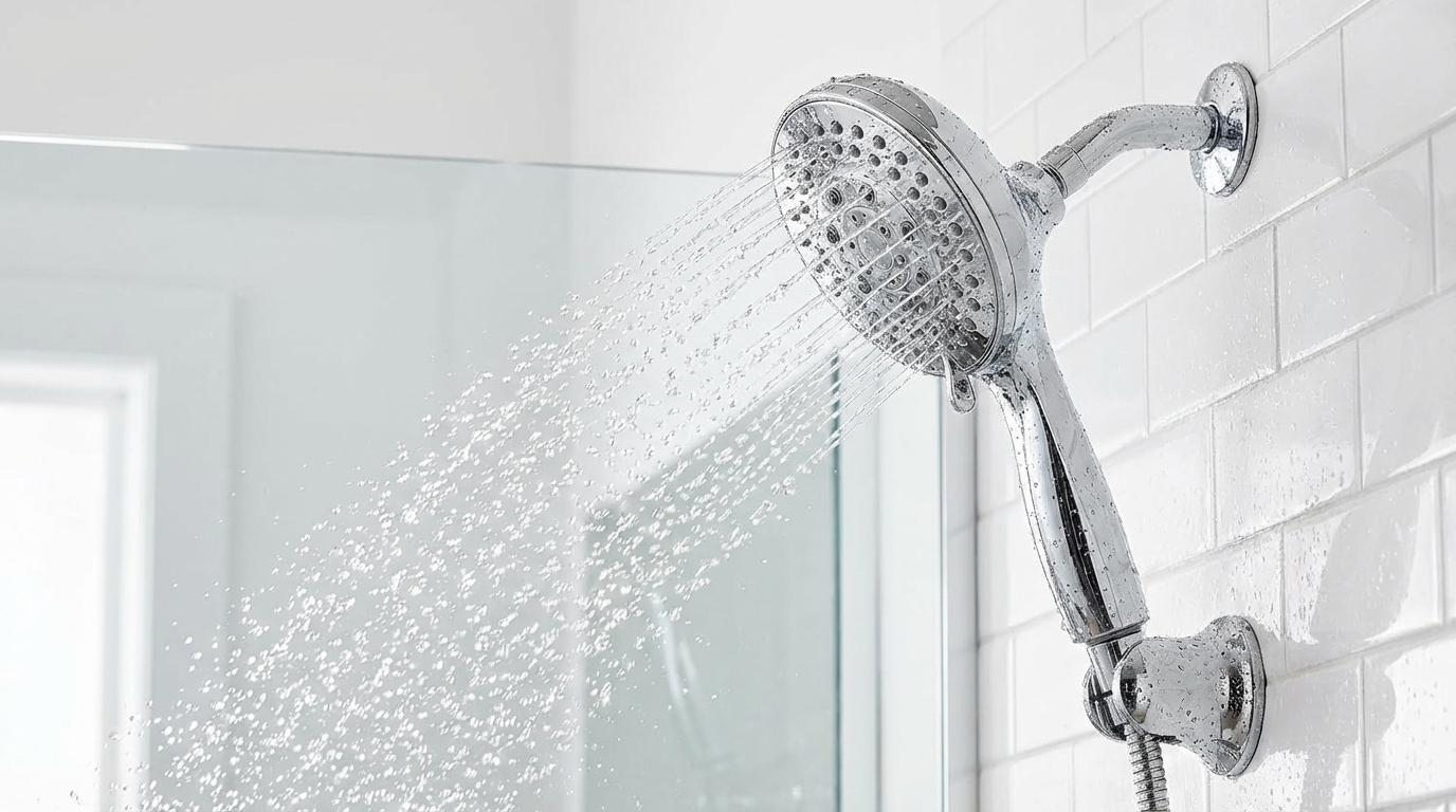 增壓蓮蓬頭強力水柱浴室實拍