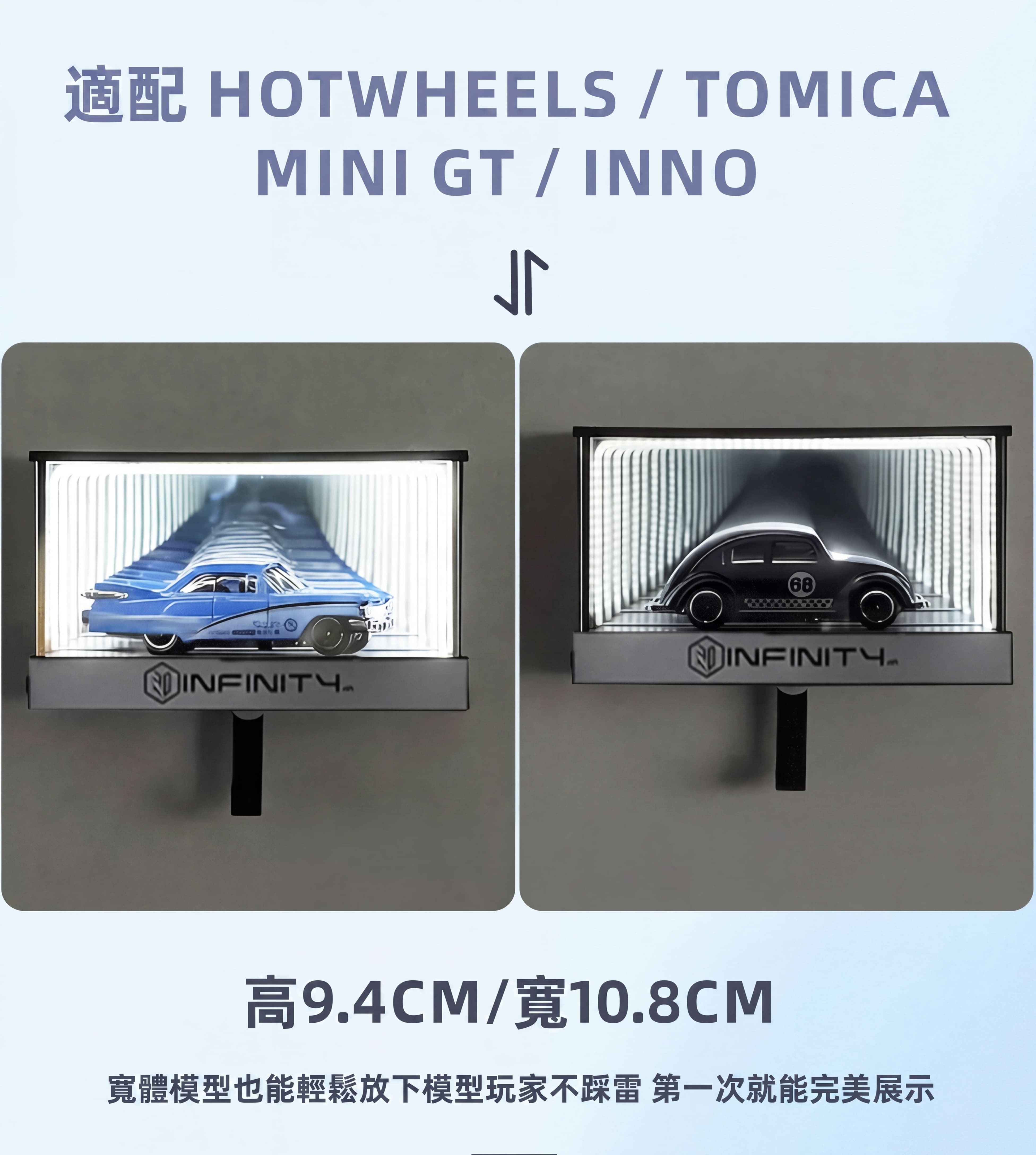 1:64 合金小車模型細節 - 精緻車庫裝飾品