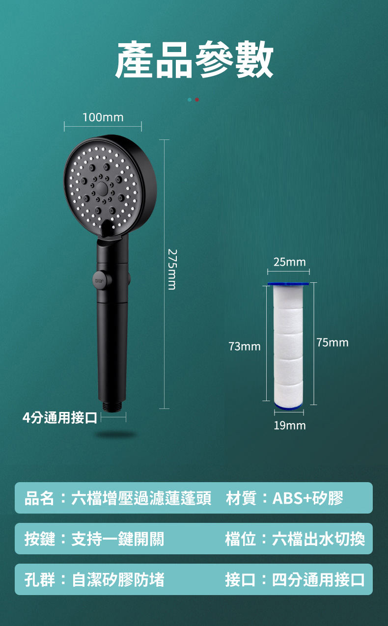 蓮蓬頭安裝完成浴室實拍