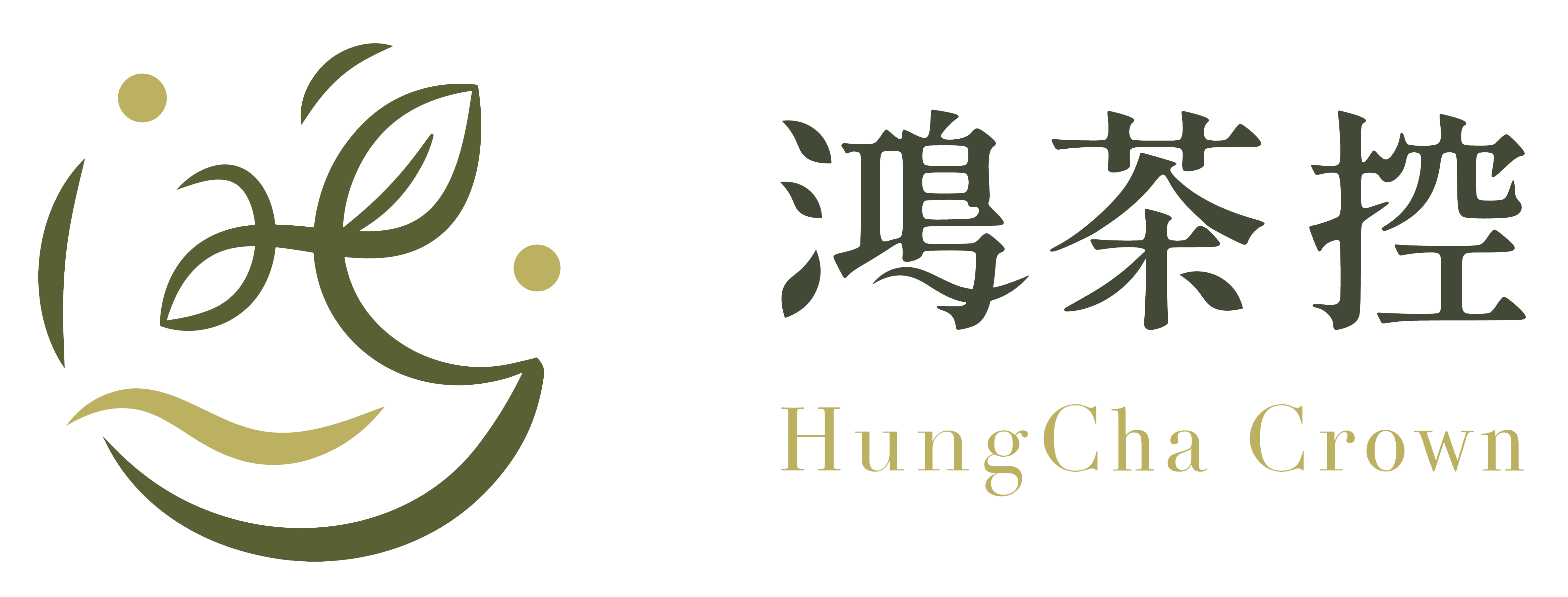 鴻茶控LOGO_橫式中文白底