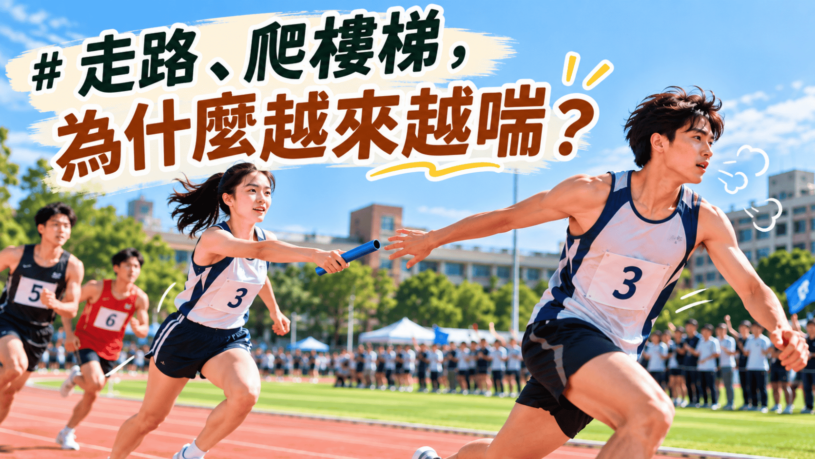 走路、爬樓梯，為什麼越來越喘？