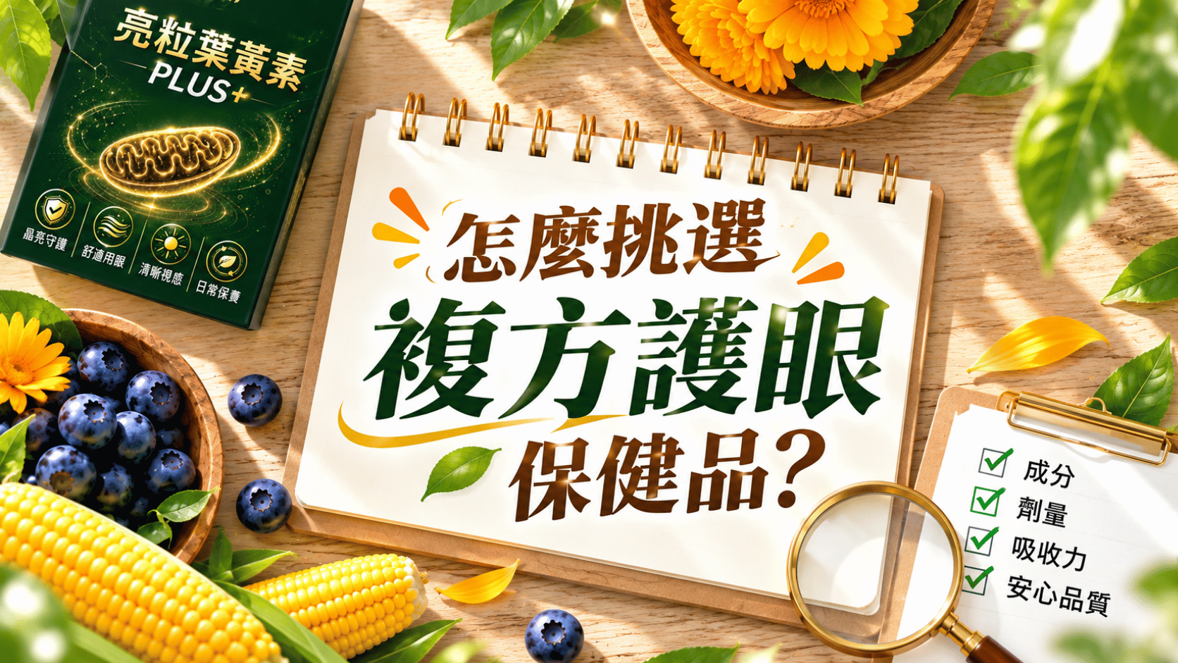 怎麼挑選複方護眼保健品示意圖