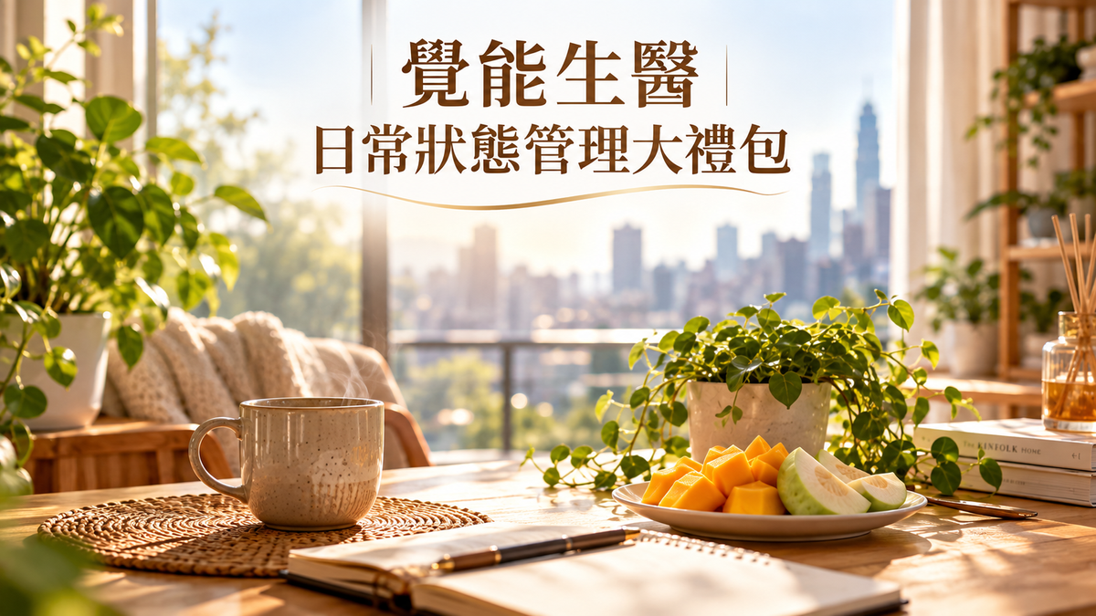 日常狀態管理大禮包｜找回生活節奏－覺能生醫