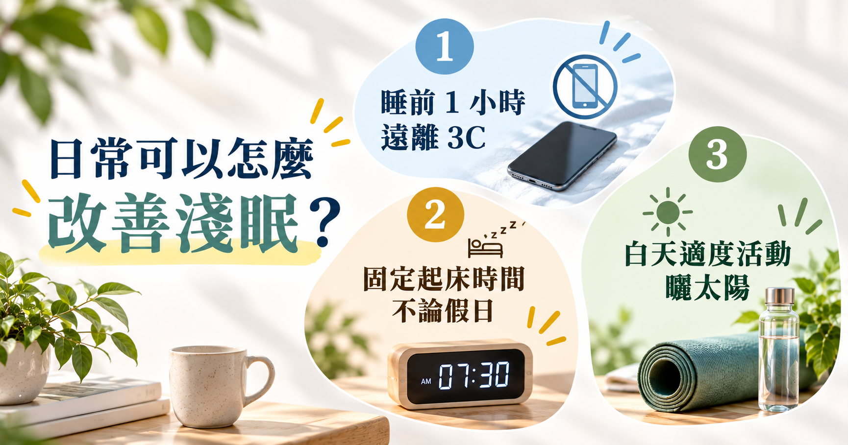 日常改善淺眠的方法
