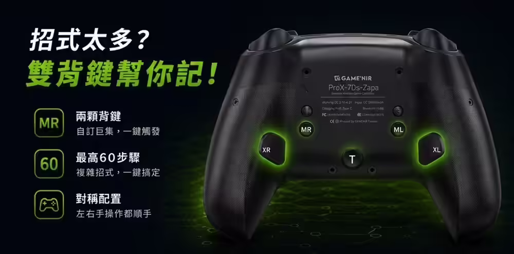 翠閃手把雙記憶背鍵