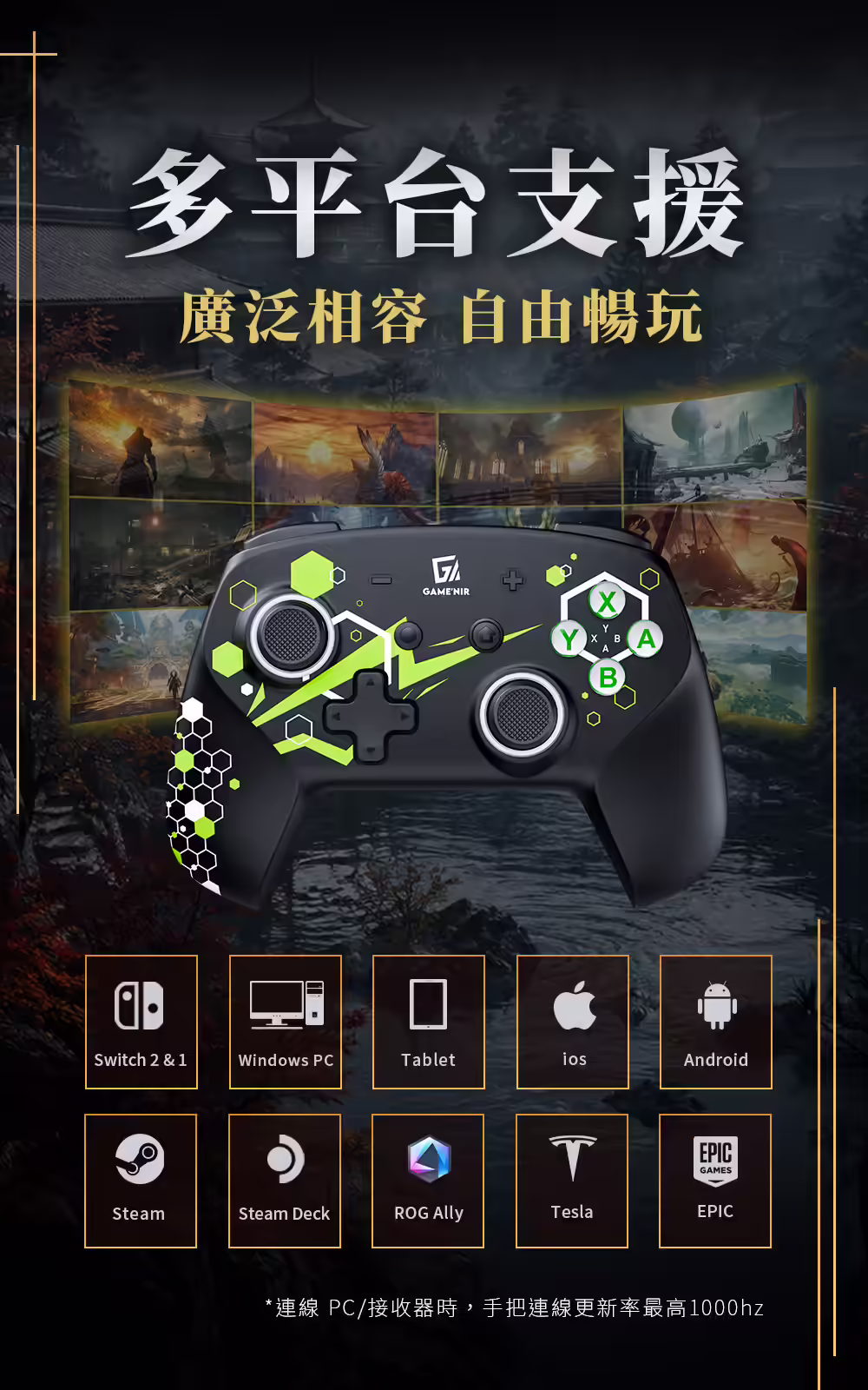 翠閃手把支援平台
