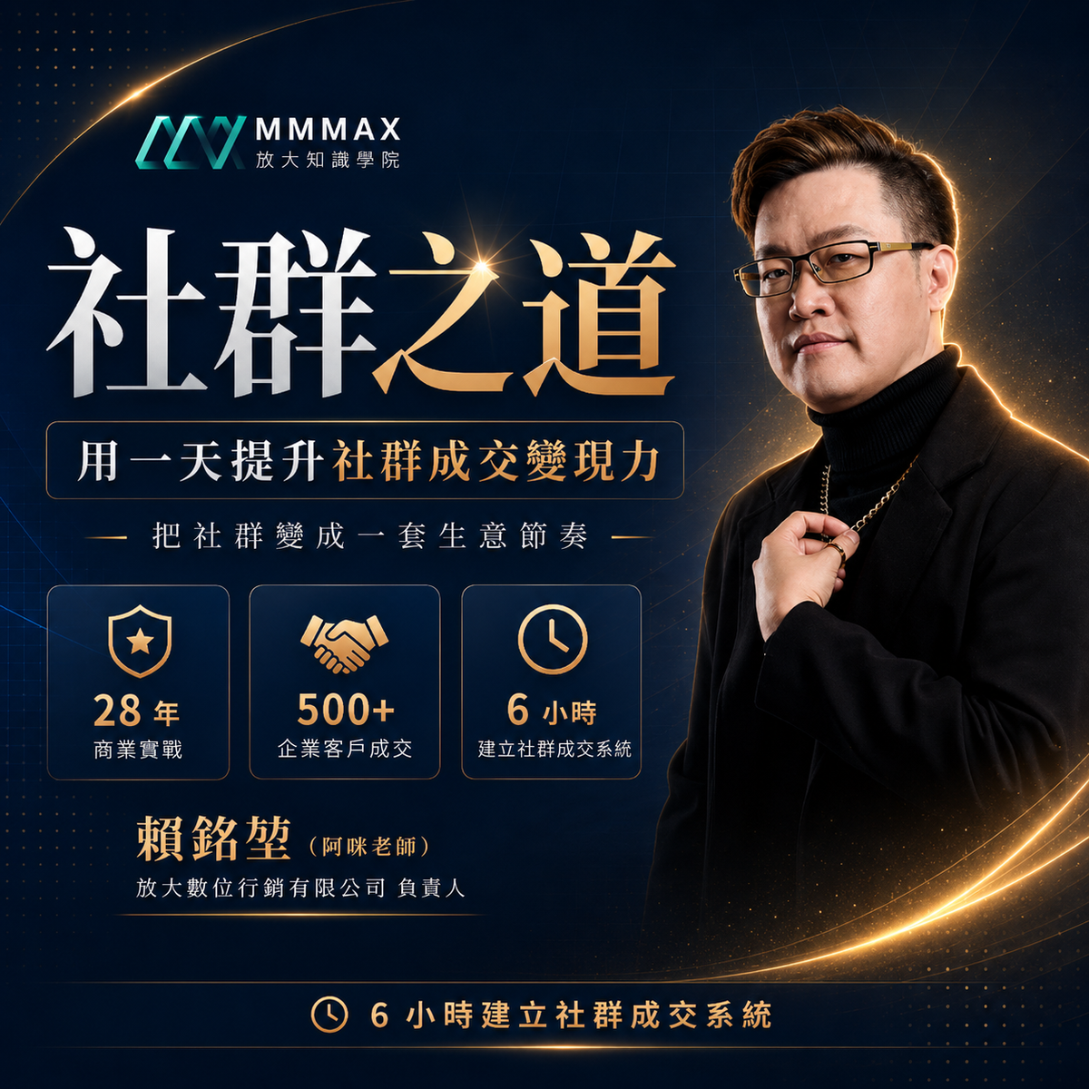 社群之道・社群成交變現力，阿咪老師主講