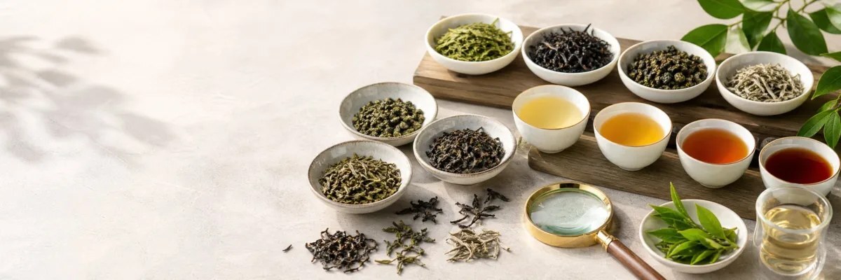 茶類、成分與研究分類橫幅圖