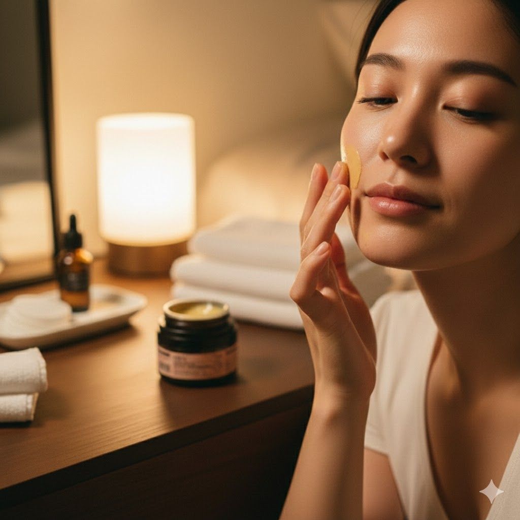 HBN 雙A晚霜3.0 夜間保養情境圖