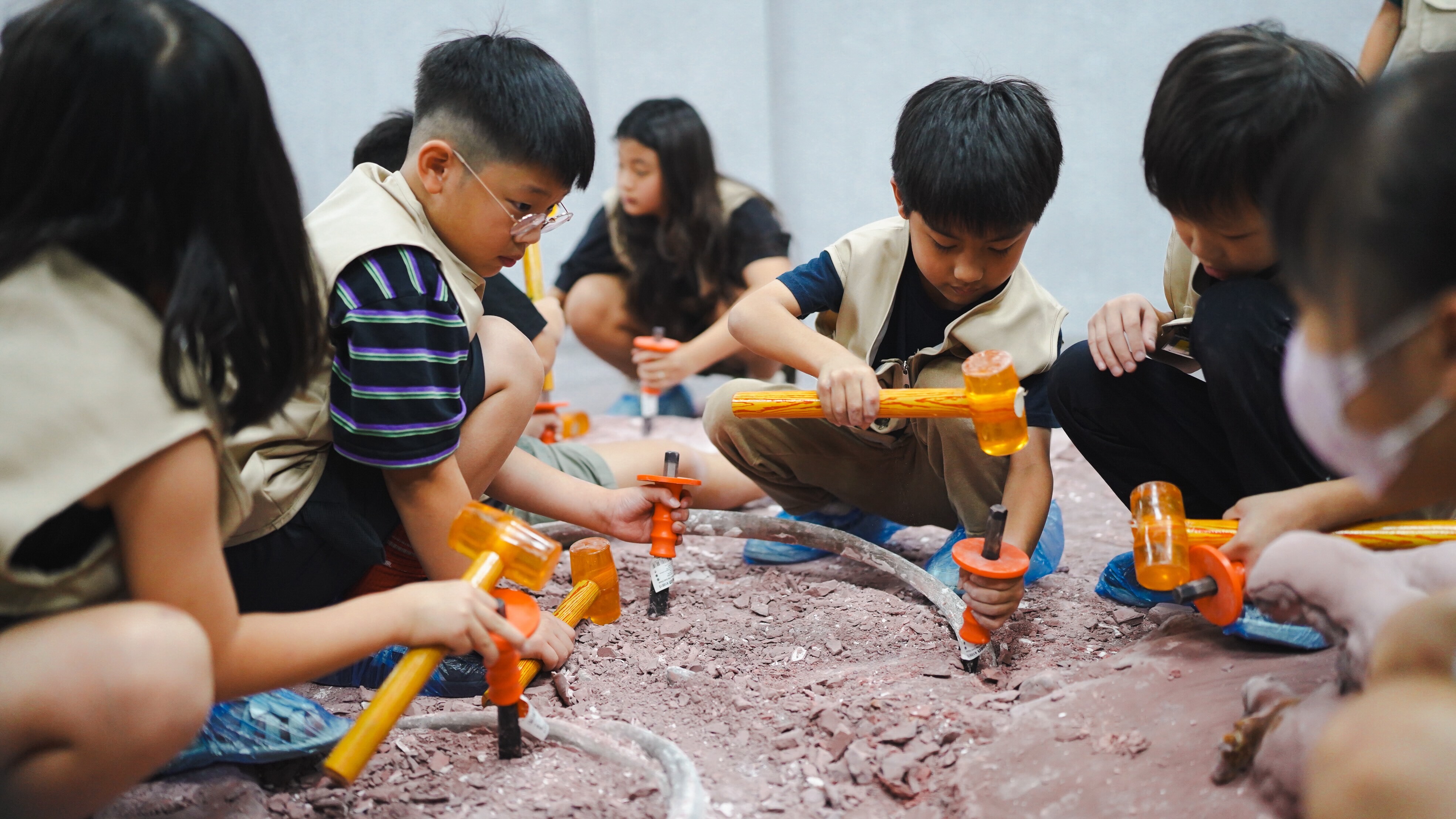 恐龍考古探險營 示意圖