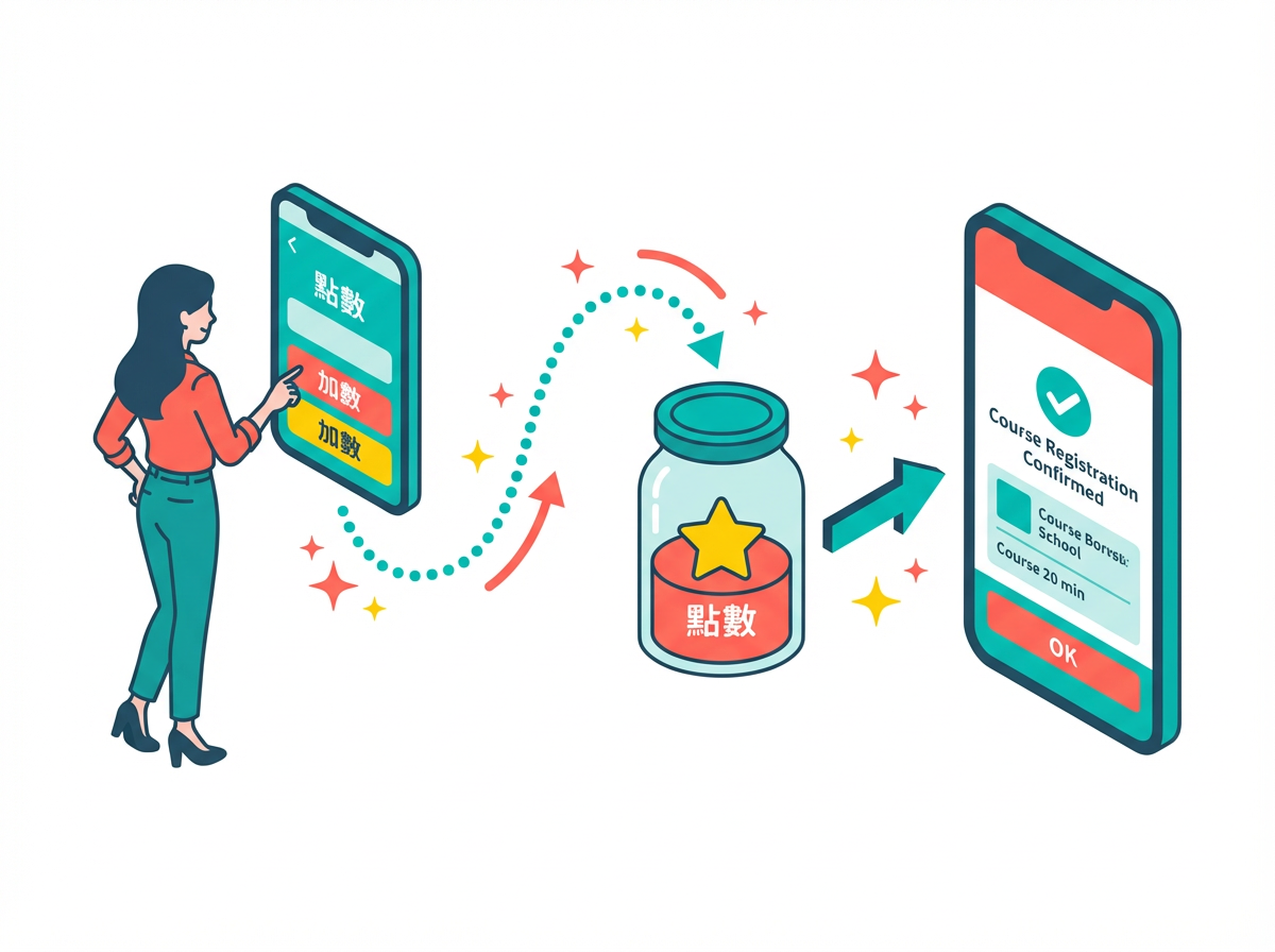 儲值流程示意圖