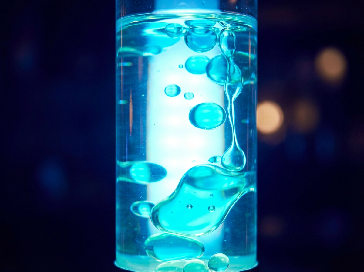 熔岩燈實驗照片