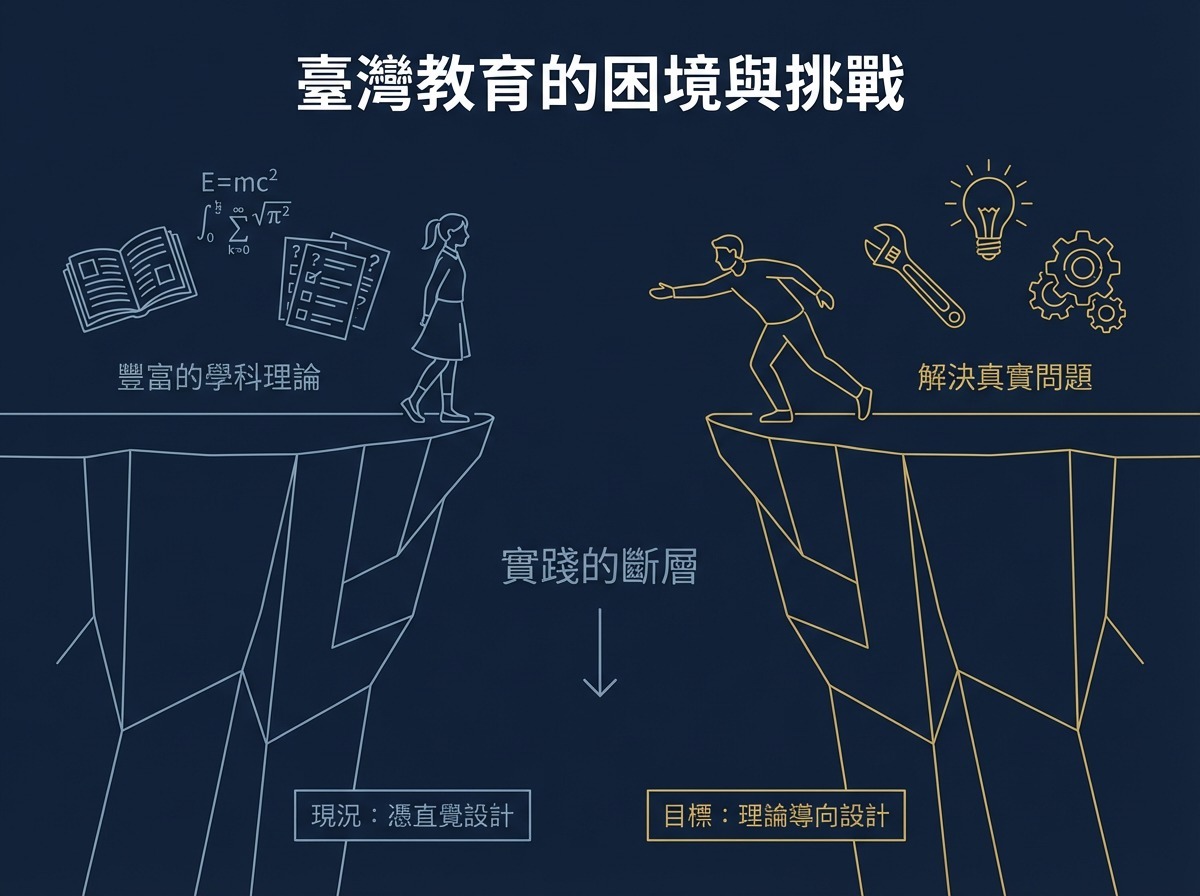 臺灣傳統教育的困境：豐富的學科理論與實踐斷層之間的鴻溝