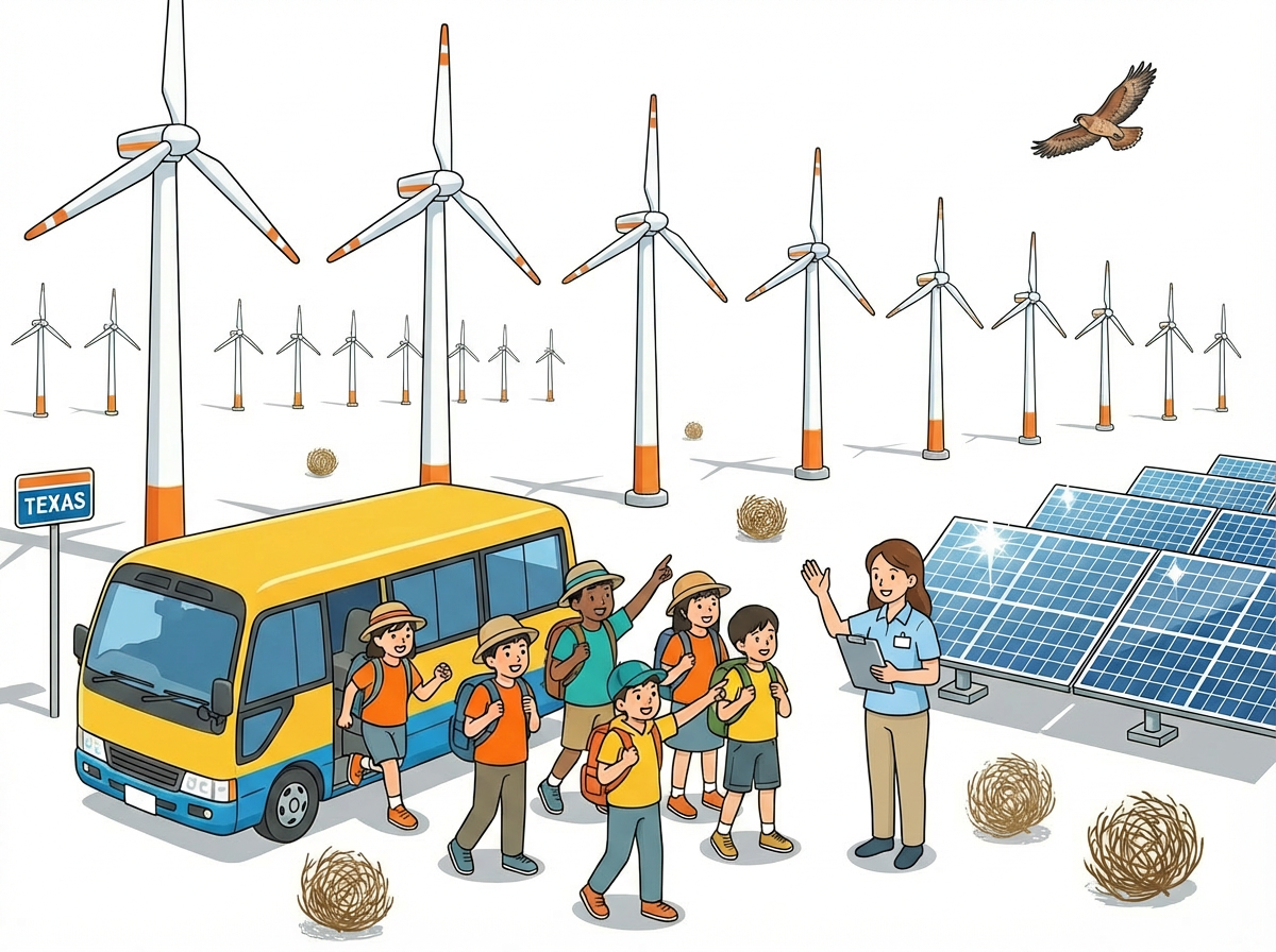 KidWind 德州夏令營情境示意圖