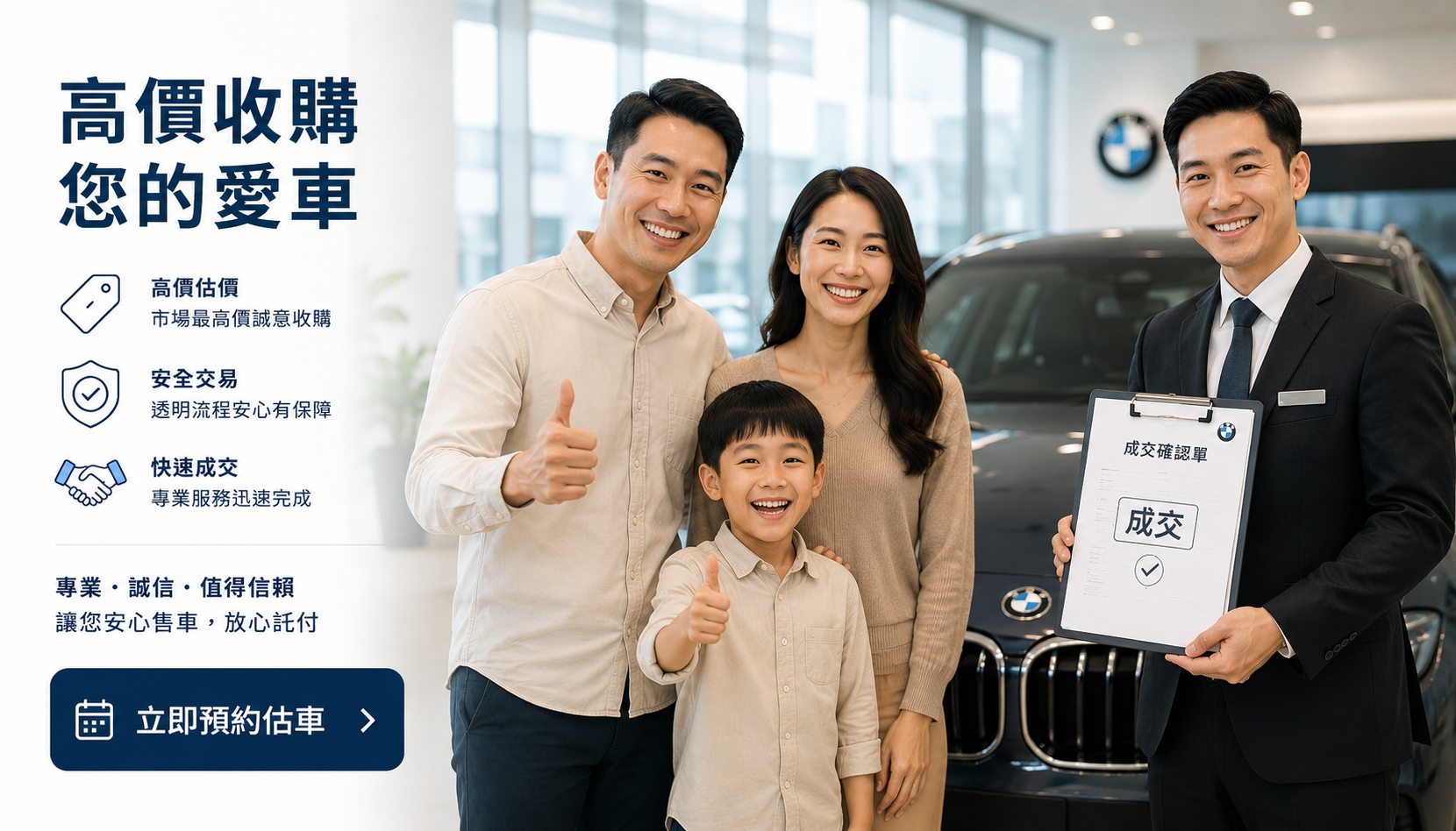 BMW MINI 愛車高價收購與線上預約估車 - 戴家紘 (小戴)