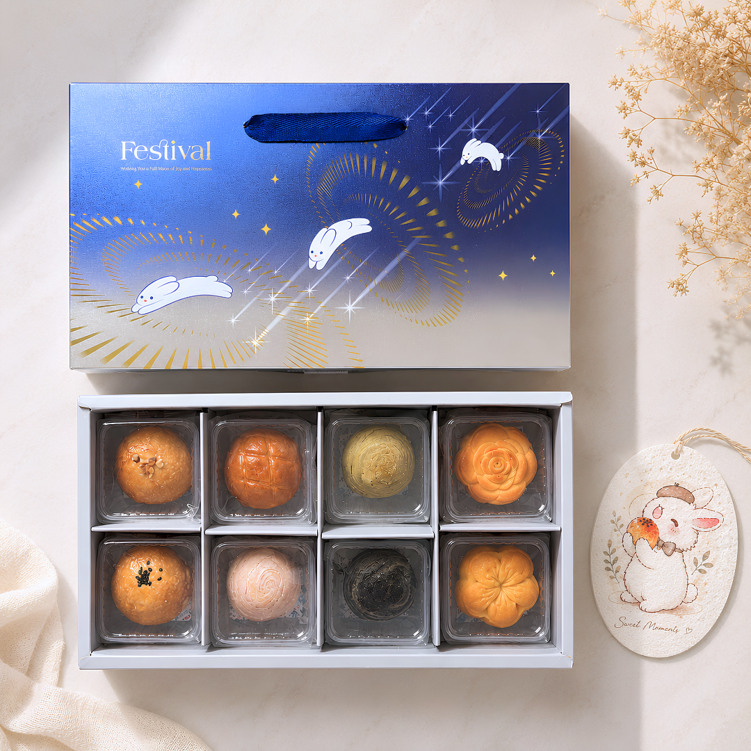 自然薇甜星兔月宴 8 入限量禮盒開盒完整照