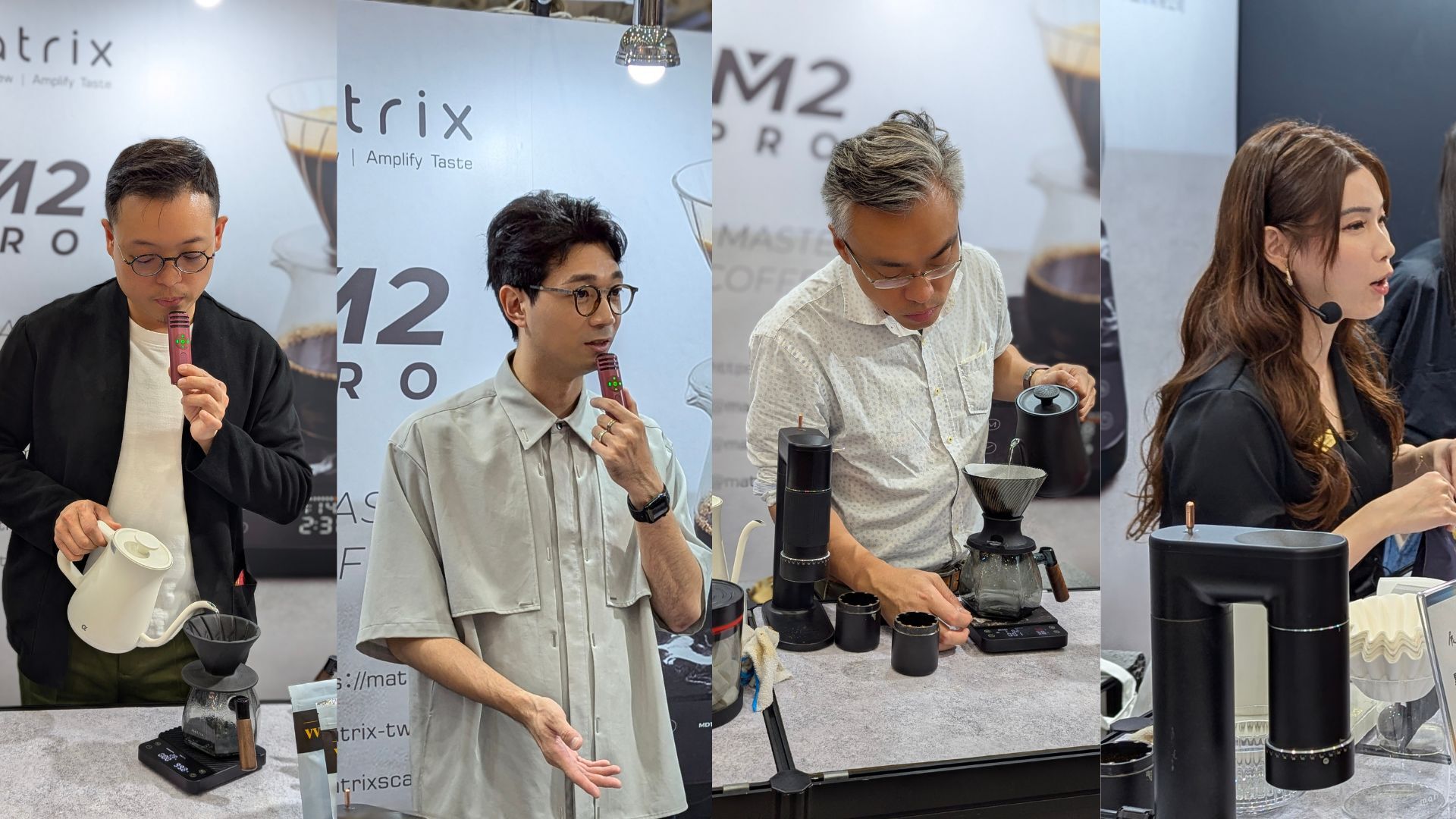 展演嘉賓專業手沖示範現場