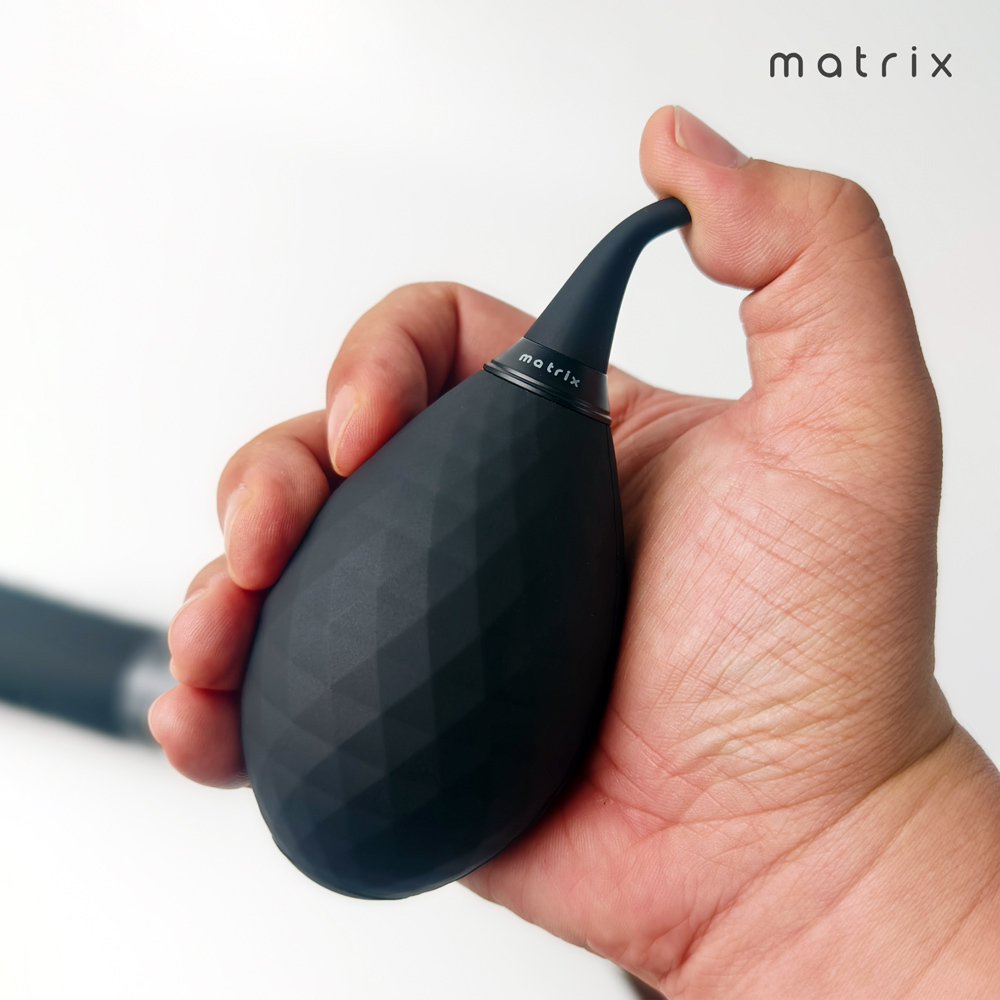 Matrix 鑽紋便攜式除塵吹球PRO-可彎折長吹嘴