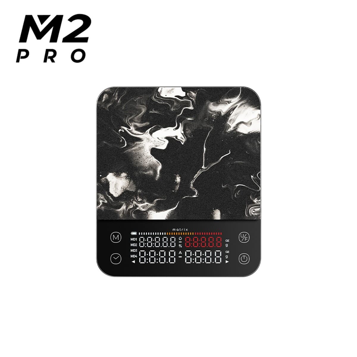 Matrix M2 Pro AI大師 義式手沖 LED四顯流速粉水比咖啡秤