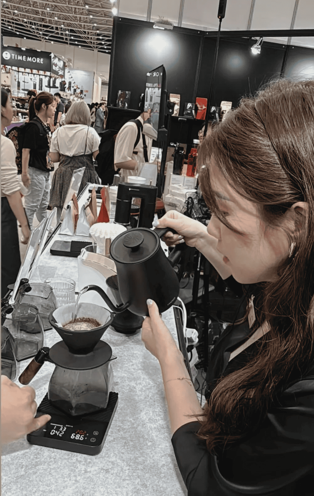 手沖咖啡製作過程