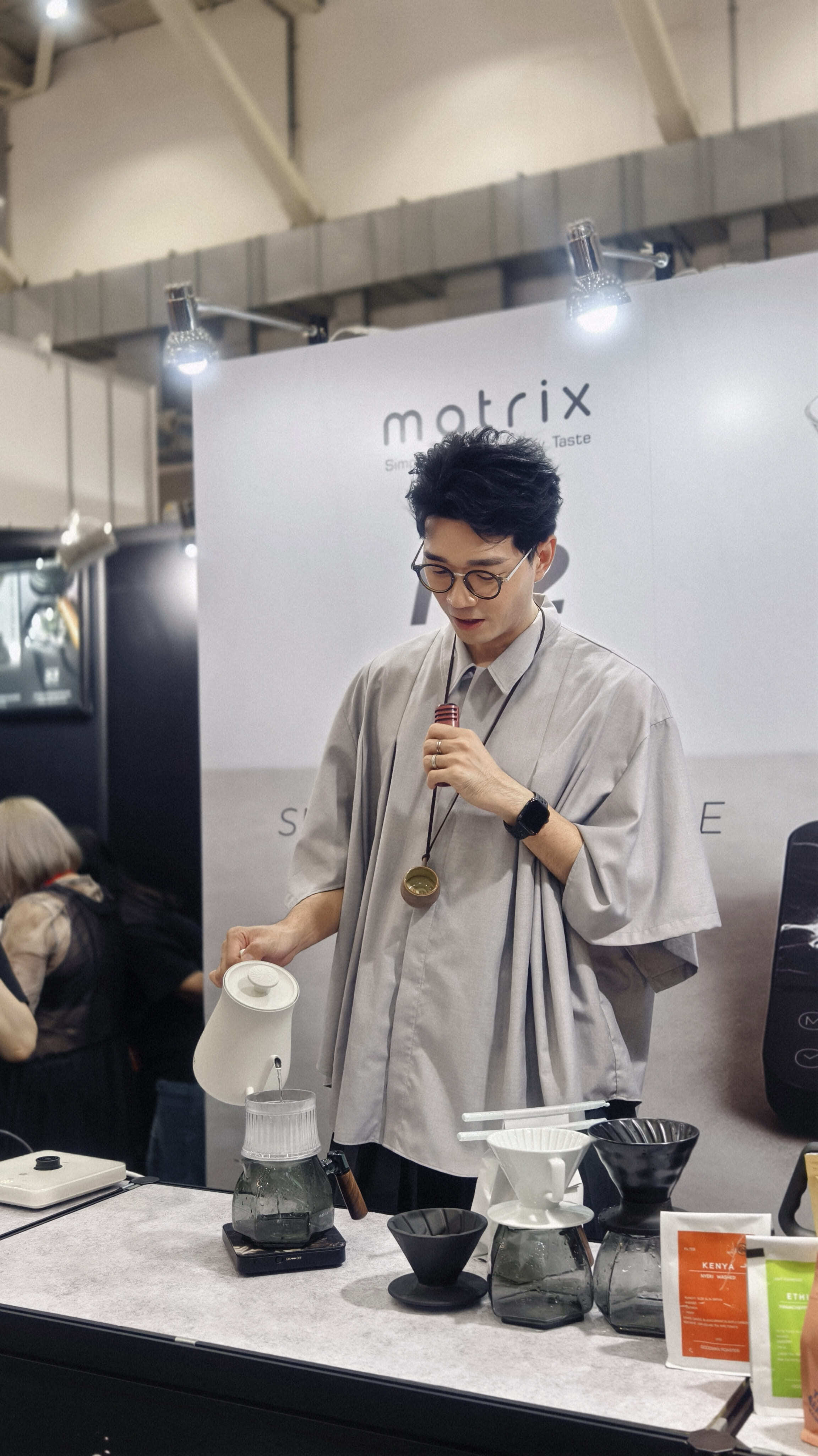 咖啡萃取過程實況