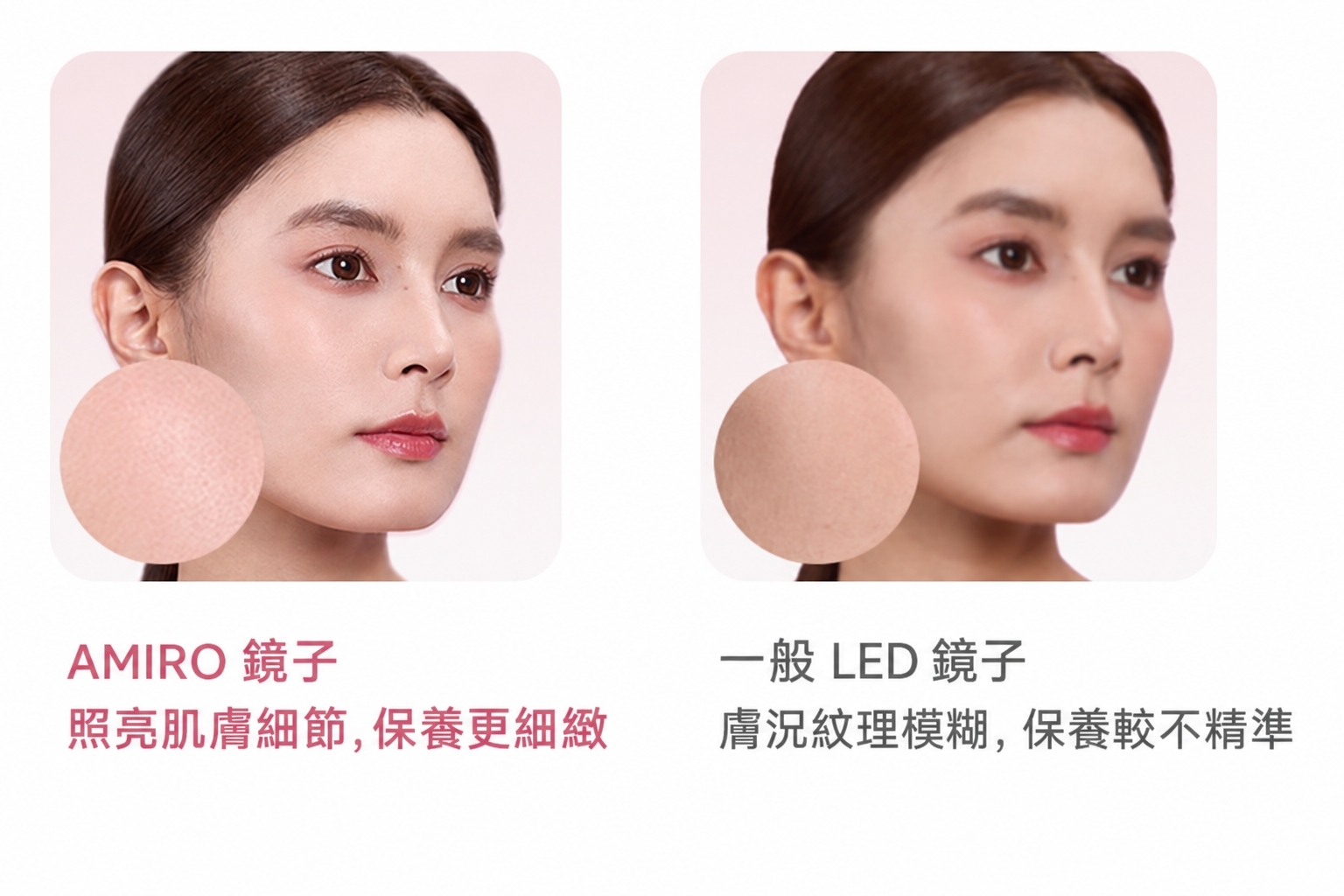 98%日光級顯色室內外妝容無色差