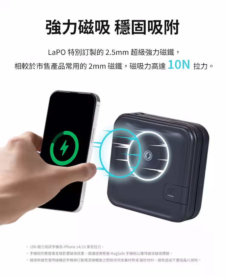 Lapo團購》快速出貨!最新日本松下電芯行動電源WT-08S/Qi2磁吸無線充-超進化8合1&超好攜帶!大電量+快充+無線充超實用 - 第45張圖 Lapo團購》快速出貨!最新日本松下電芯行動電源WT-08S/Qi2磁吸無線充-超進化8合1&超好攜帶!大電量+快充+無線充超實用