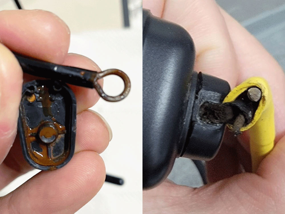 麥克風頭箍生鏽、斷裂、皮膚過敏