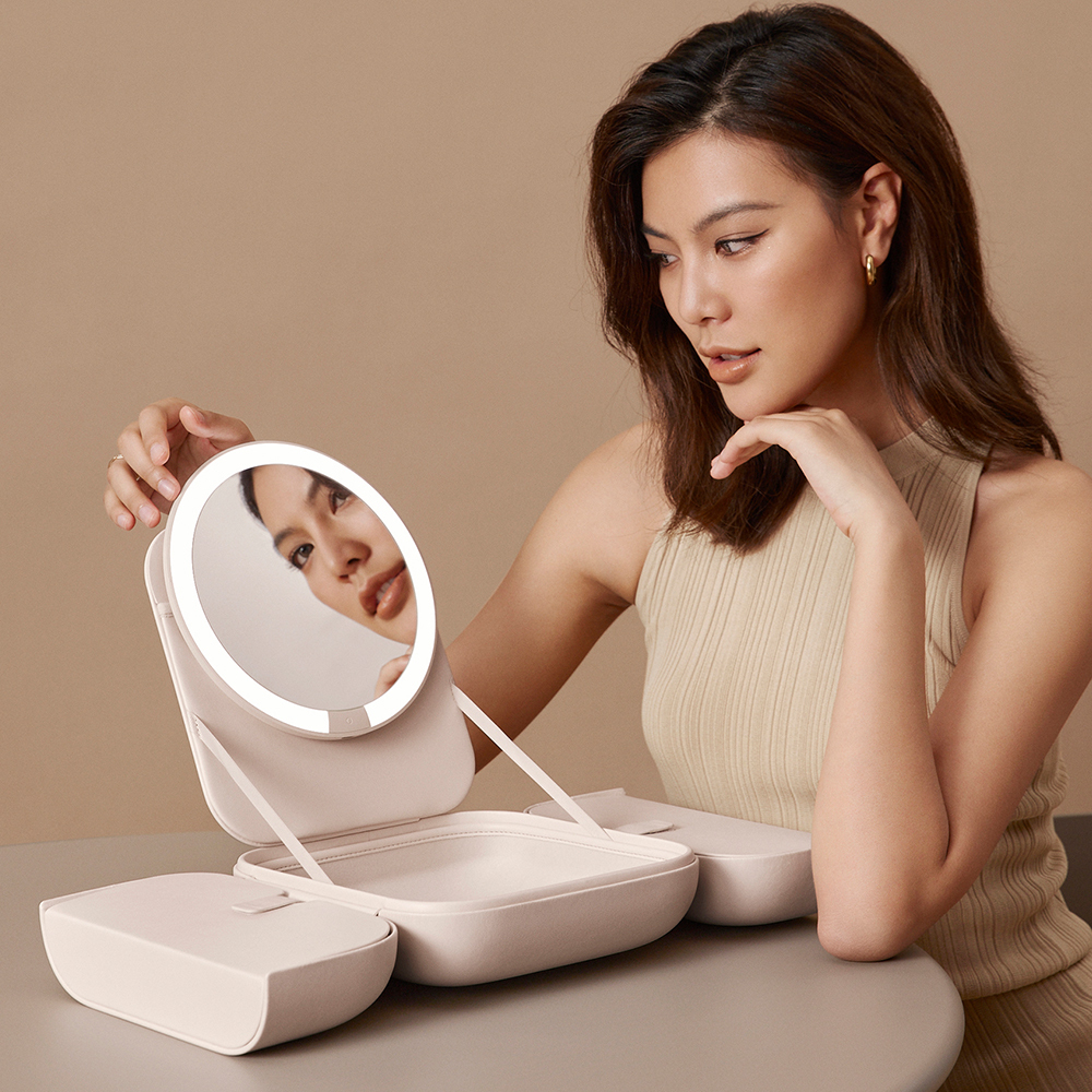 AMIRO Cube S 行動 LED 磁吸美妝鏡
