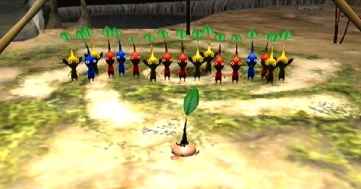 皮克敏1 壞結局奧力馬變成皮克敏畫面