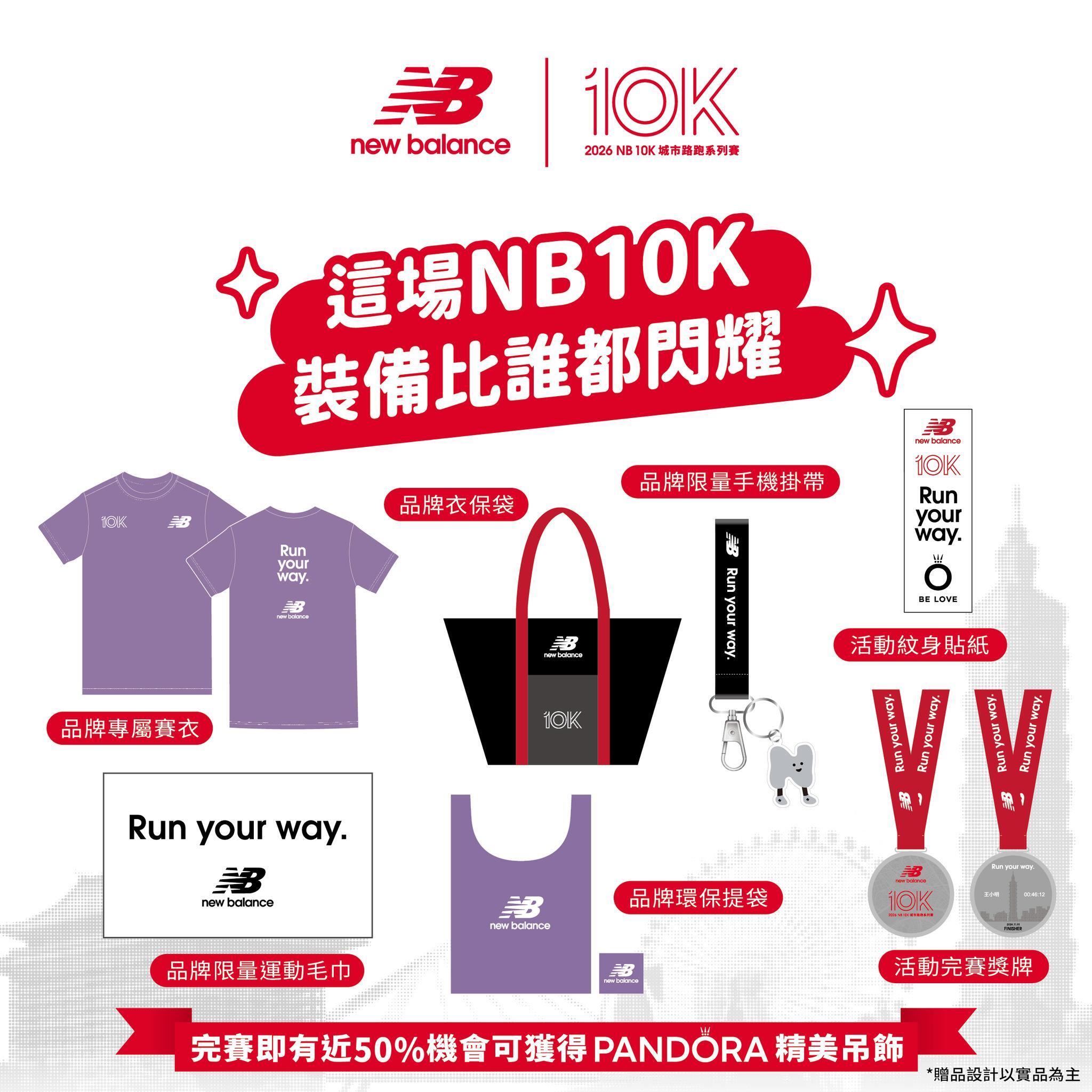 2026 NB10K 城市路跑系列賽台北站主視覺