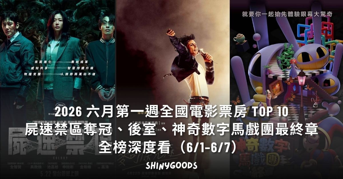2026/6/1-6/7 全國電影票房 TOP 10