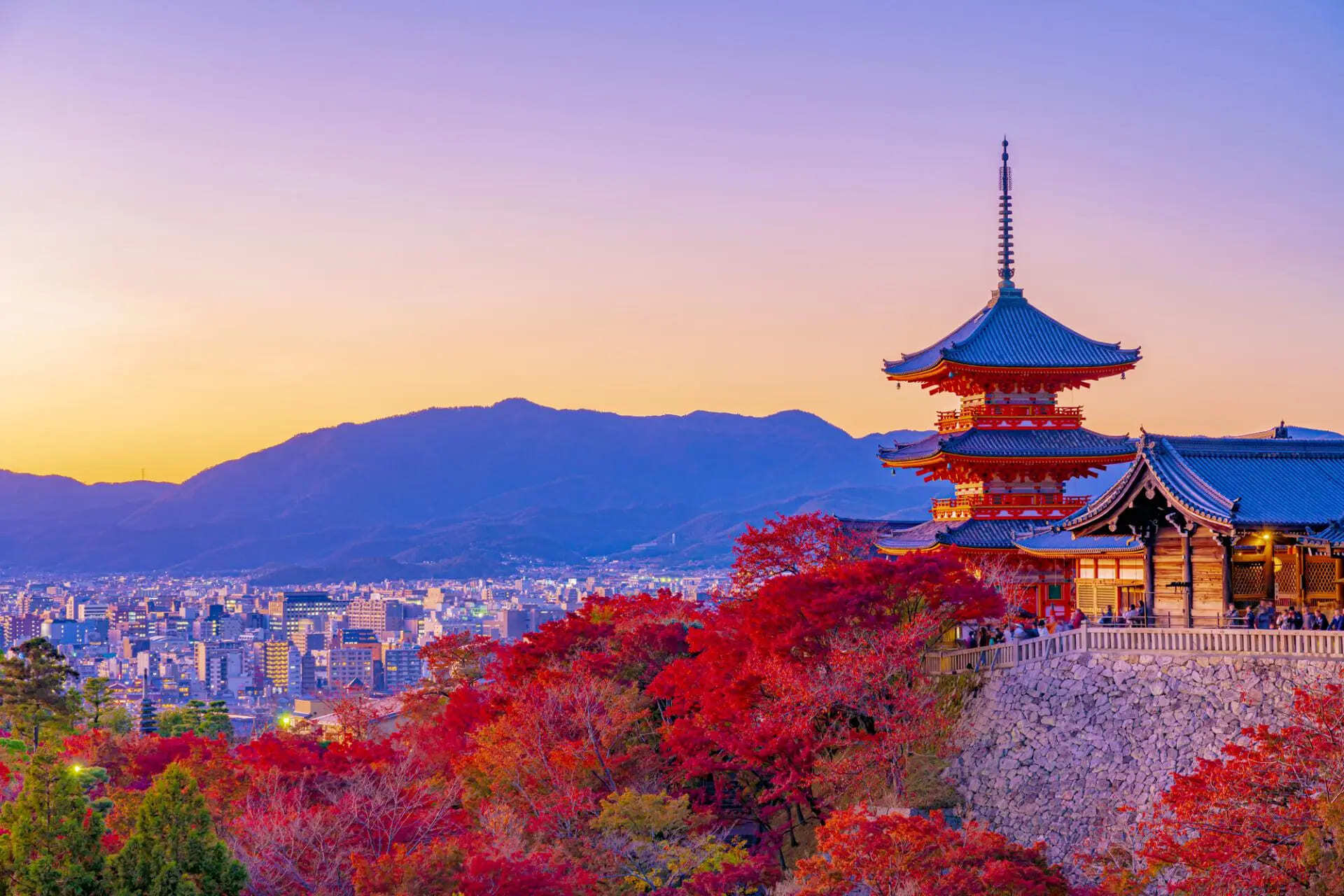 京都賞楓旅遊保養情境，長時間戶外步行造成肌膚乾燥