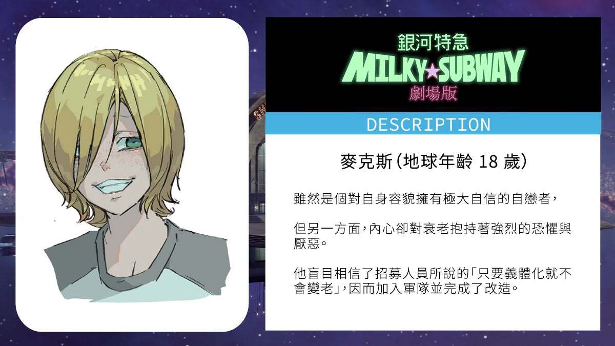 銀河特急 Milky Subway Max人物介紹
