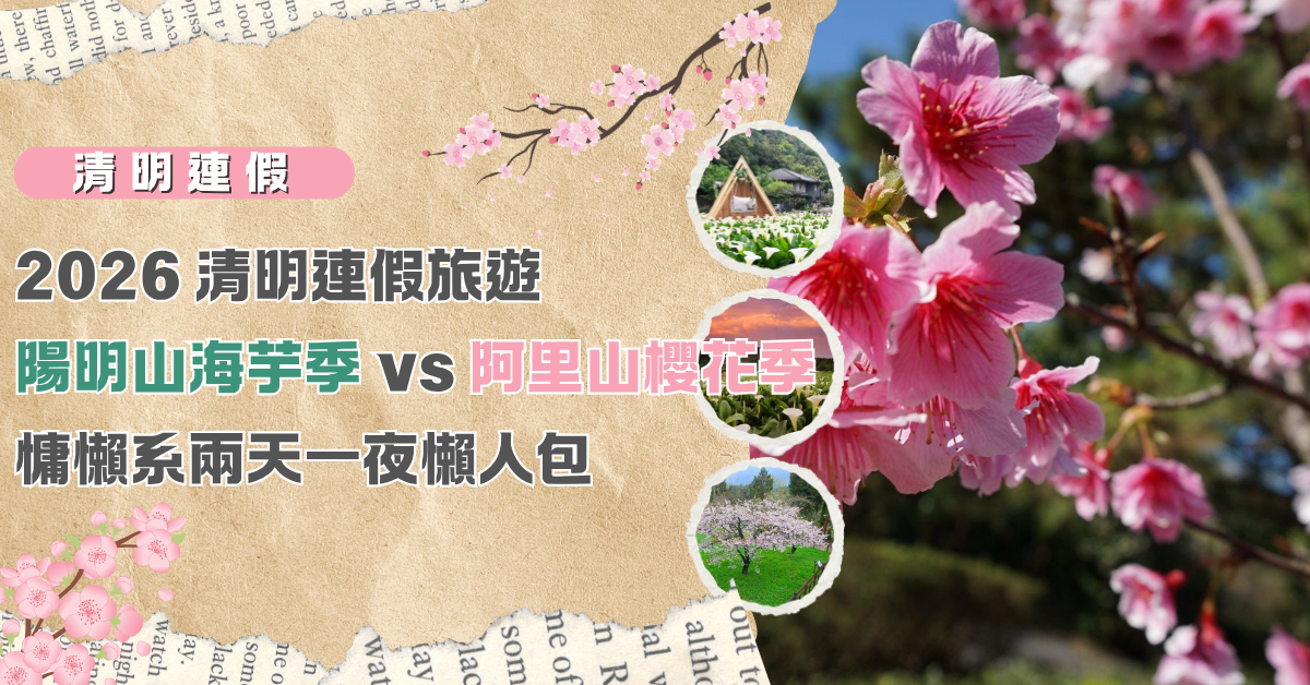 2026 春季花季：陽明山海芋 × 阿里山吉野櫻