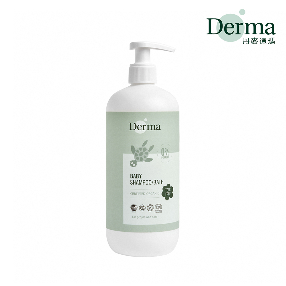 Derma 寶寶有機洗髮沐浴露 500ml 商品示意圖