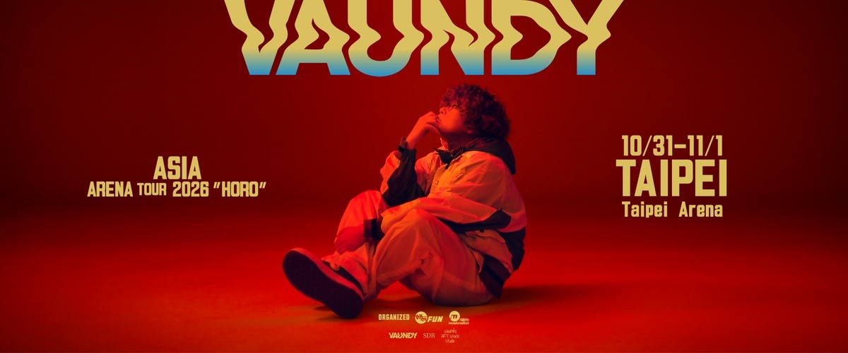 Vaundy 小巨蛋演唱會 ASIA ARENA TOUR 2026 HORO IN TAIPEI 主視覺