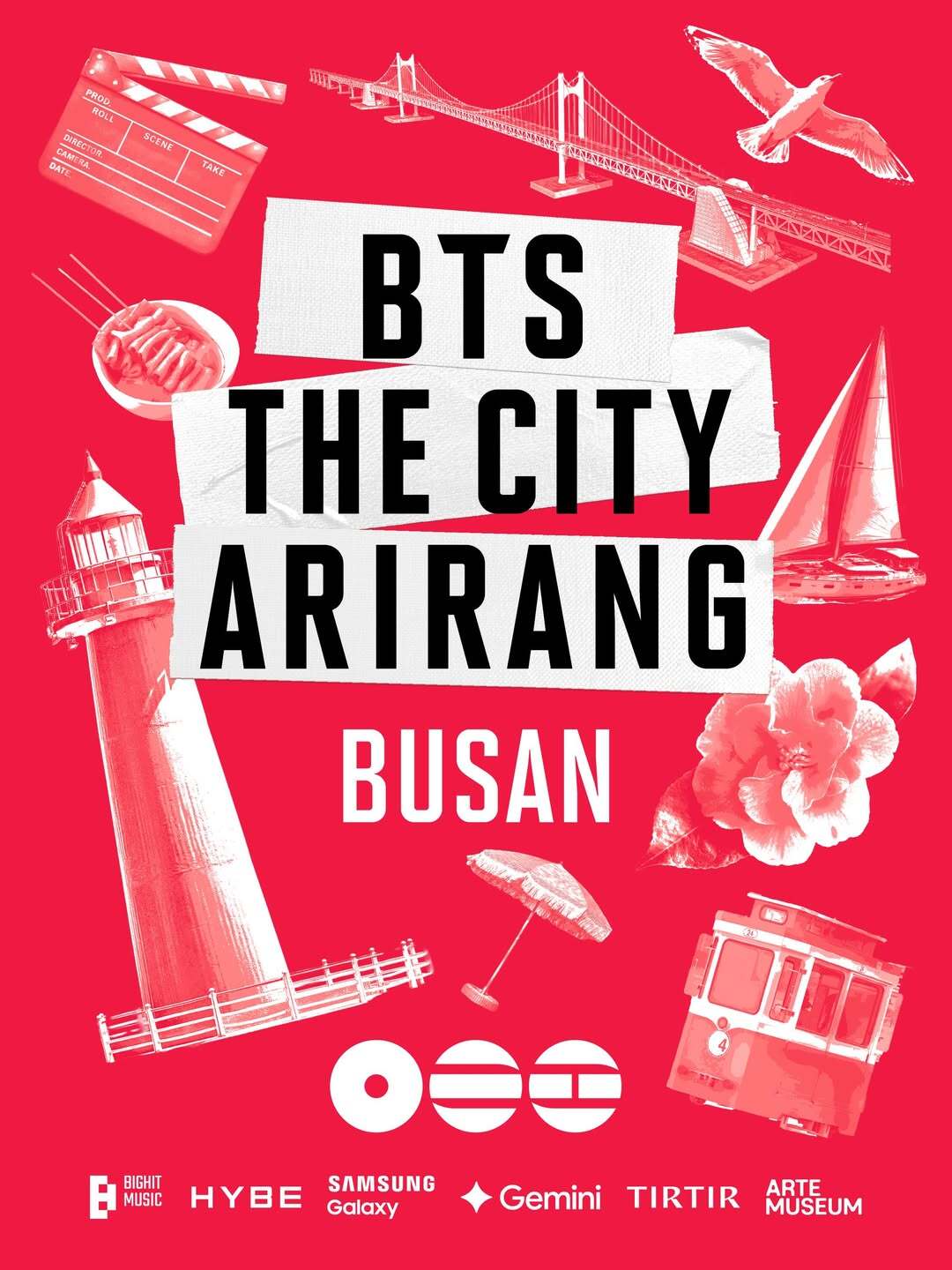 BTS THE CITY ARIRANG BUSAN with TIRTIR 主視覺