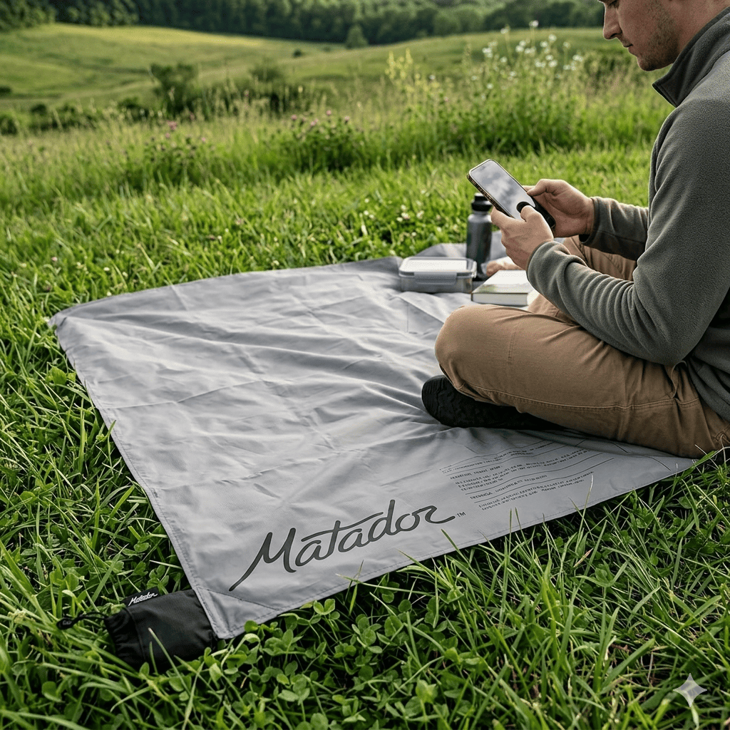 Pocket Blanket mini 戶外使用情境圖