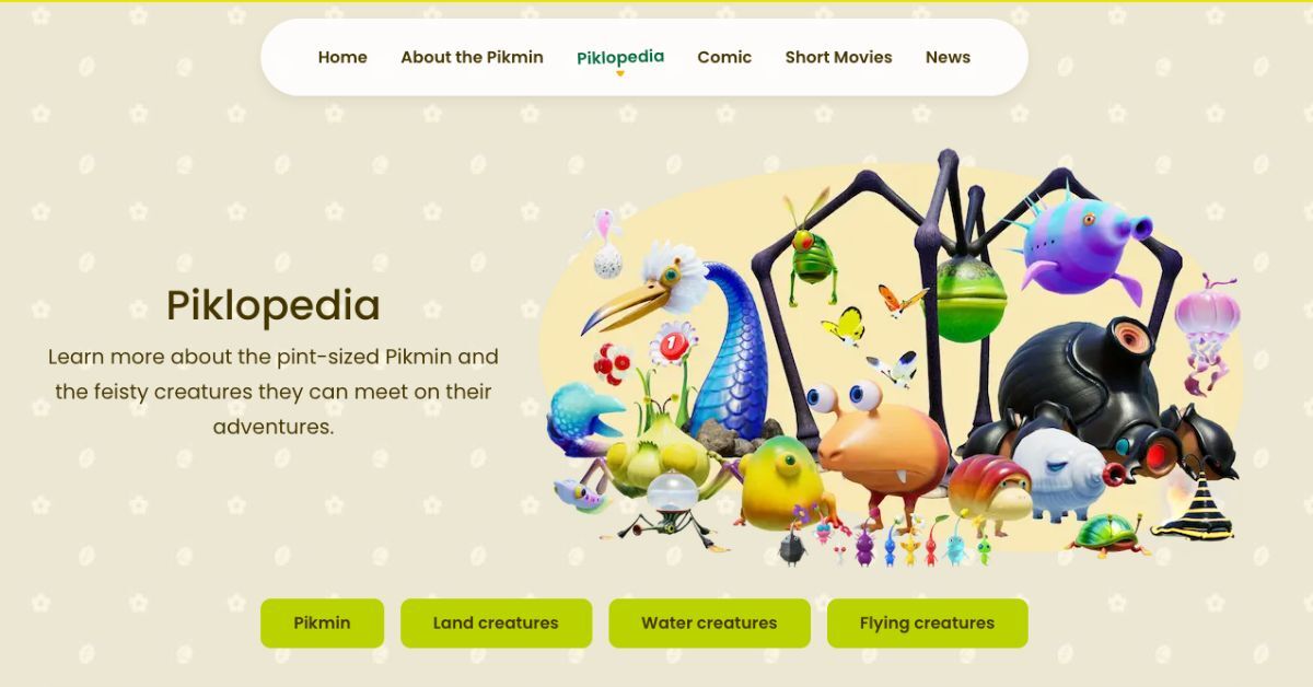 Piklopedia 中的 Bulbmin 圖鑑頁面