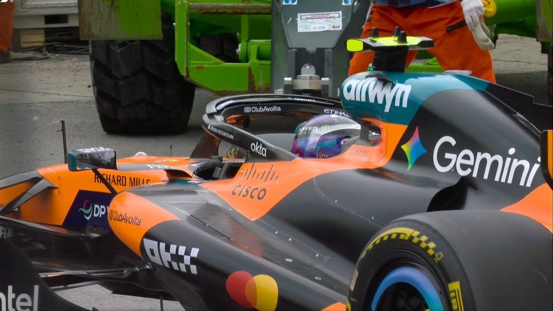 Lando Norris 因機件故障退賽、無緣完賽
