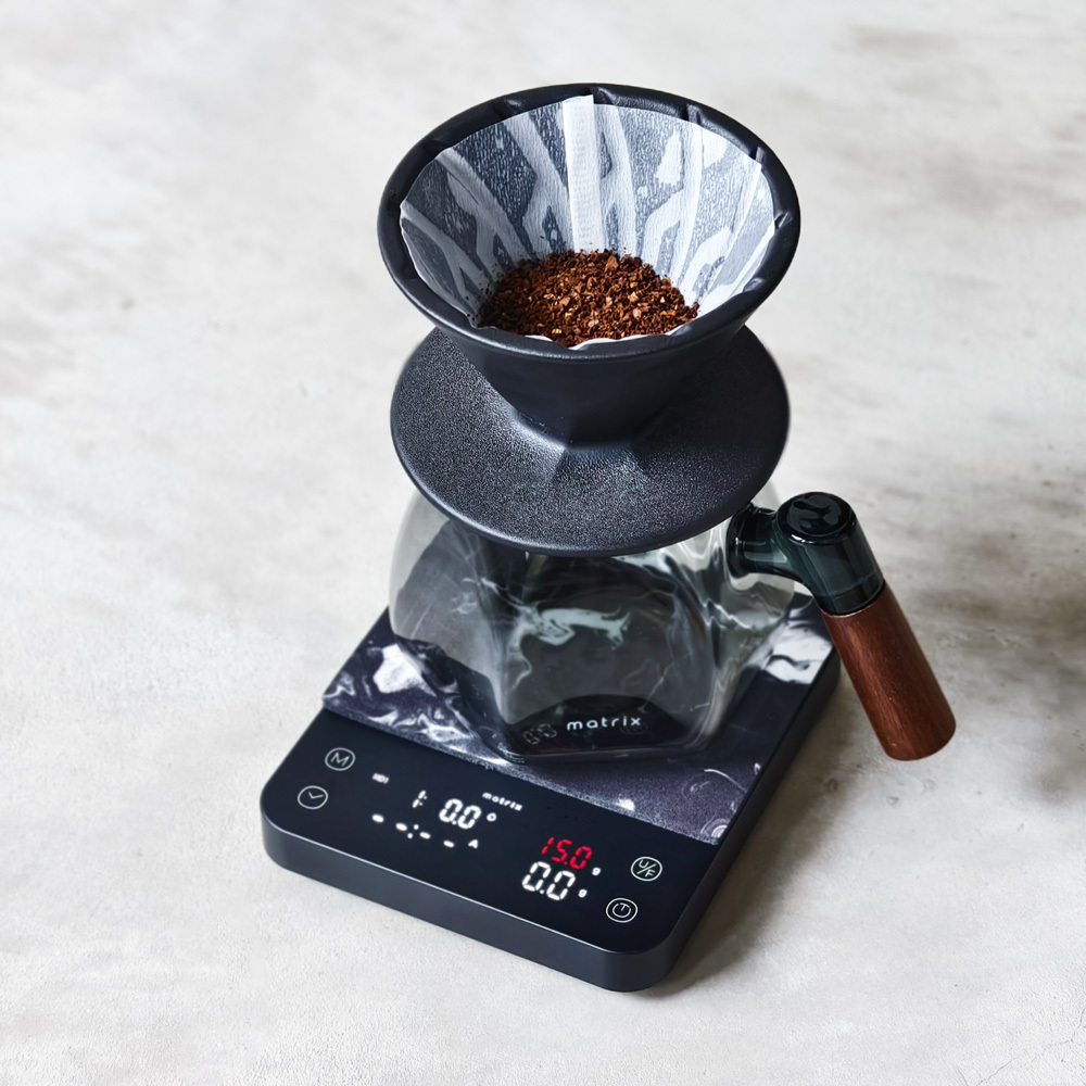 J【Matrix】M2 Pro AI大師 義式手沖 LED四顯流速粉水比咖啡秤