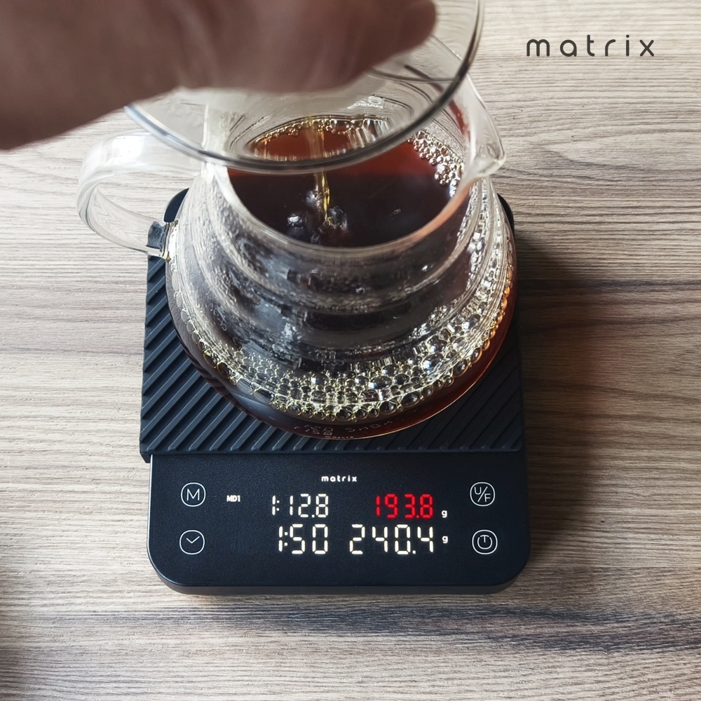 【Matrix】M2 Pro AI大師 義式手沖 LED四顯流速粉水比咖啡秤